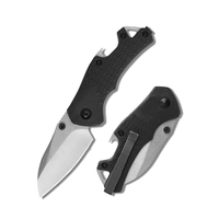 Mini couteau pliant de poche 8337, lame 8Cr13Mov, manche en fibre de nylon, camping en plein air, chasse, survie, bricolage, multifonction, logo personnalisé