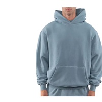 Sweat-shirt à capuche oversize en coton 100 % personnalisable avec logo, coupe décontractée, 460g, pour hommes, vente en gros