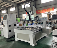 Routeur CNC à bois multi-têtes rotatives 4 axes 3D 1325 pour le travail du bois - Prix Chine
