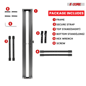 Support de piano électrique 5 cœurs double X, réglable, en métal, pour clavier, robuste et durable, accessoire musical - Product Image 4