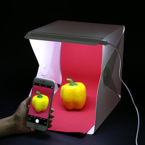 Mini Shooting Tent <b>Box</b> 20cm LED <b>Soft</b> <b>Light</b> USB Powered Product Photography Studio Accessory - Product Image 1