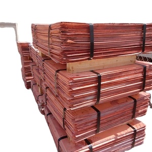 High Quality Electrolytic <b>Copper</b> Cathode Scrap 99.97% Cu (Min) Grade Welding Service Available 125kg/piece Factory Price - Product Image 1