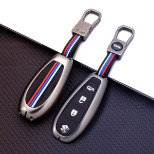 DM Premium Aleación de Zinc Metal llave Fob funda llavero apto para <span class=keywords><strong>SUZUKI</strong></span> Grand Vitara/s-cross entrada sin llave Control remoto llave Fob - Product Image 3