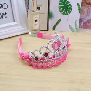 Crown Style Fabric Headband With <b>Bow</b> Child Hair Accessory Costume Headwear Mixed Colors Cloth Material - Product Image 4