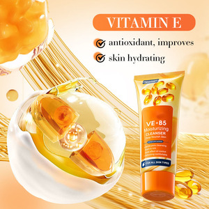 Limpiador facial de vitamina E + B5 Limpiador facial hidratante limpio Limpiador facial multiefecto - Product Image 3