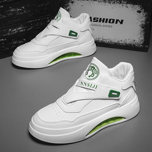 Nuevos zapatos deportivos casuales multiusos para hombre, a la moda, con suela gruesa y diseño de caña alta para aumentar la altura interna. - Product Image 1