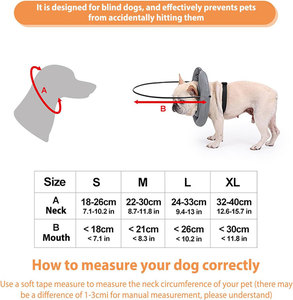 <b>Dog</b> Blind <b>Collar</b> <b>Dog</b> Protective <b>Collar</b> Training Waterproof Anti-Collision Ring <b>Dog</b> <b>Collar</b> Pet Neck <b>Collar</b> <b>Dog</b> Protective <b>Collar</b> - Product Image 6