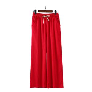 <span class=keywords><strong>Pantalon</strong></span> large en coton et <span class=keywords><strong>lin</strong></span> pour femmes été 2021 nouveau <span class=keywords><strong>pantalon</strong></span> ample <span class=keywords><strong>taille</strong></span> haute à jambe droite <span class=keywords><strong>grande</strong></span> <span class=keywords><strong>taille</strong></span> <span class=keywords><strong>pantalon</strong></span> décontracté mince - Product Image 4