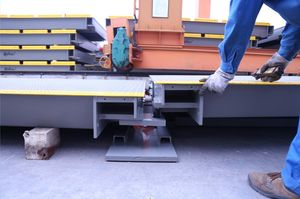 100 टन पोर्टेबल चल ट्रक वजन पुल ट्रक पैमाने वजन पैमाने - Product Image 3