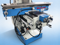 WELLON X6332Z Fraiseuse universelle haute performance à genouillère, système de refroidissement pour perçage et fraisage, cône de broche ISO40