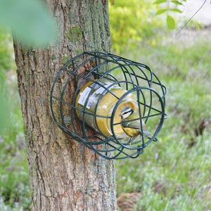 Bán buôn fb289 sóc bằng chứng bơ đậu phộng <span class=keywords><strong>Bird</strong></span> Seed feeders lồng cho bên ngoài chim hoang dã - Product Image 5