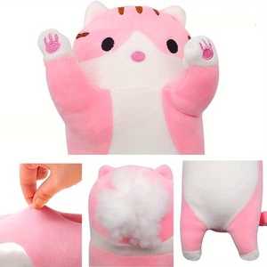 <span class=keywords><strong>Almohada</strong></span> de Felpa Gigante con Forma de Gato, Suave y Larga, para Niños y Novias, Fabricante de Peluches Kawaii - Product Image 4