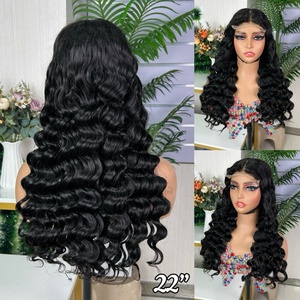 Perruque SDD 5*5 Closure Loose Deep, 100% Cheveux Humains, Couleur Naturelle, Densité Maximale, Bouclée Profonde, Sans Colle - Product Image 6