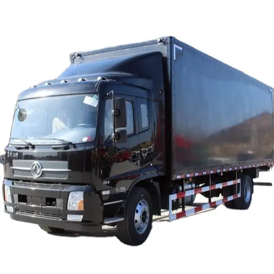 Dongfeng Nouveau Camion Lourd 4x2 180hp LHD 10T 12T 15T Cargo Box Diesel Fuel Transmission Automatique Euro 5 Emission Standard Sale