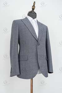 <span class=keywords><strong>Precio</strong></span> barato acolchado diseñado trajes de los hombres chaqueta casual gris de alta calidad trajes de los hombres blazer slim fit <span class=keywords><strong>traje</strong></span> chaqueta para los hombres - Product Image 2