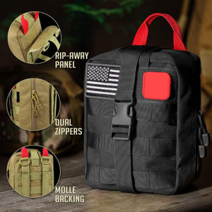 Kit de Supervivencia de 250 Piezas, Kit de Primeros Auxilios, Equipo de Emergencia para Exteriores, Bolsa de Trauma para Camping, <span class=keywords><strong>Barco</strong></span>, Caza, Senderismo, Hogar y Auto - Product Image 4