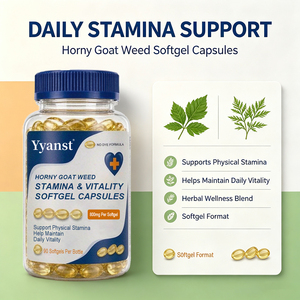 Cápsulas de Gel Suave de Hierba de Cabra en Celo para Energía y Vitalidad, Suplemento Herbal Natural para Mantener un Estilo de Vida Activo, Marca Privada OEM - Product Image 2