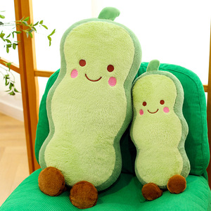 Cute Pea Pillow Plush <b>Toy</b> Living Room Sofa Pea Ornament Doll Gift for Children Adults PP Cotton <b>Stuffed</b> Animal <b>Toys</b> Wholesale - Product Image 4