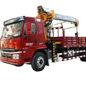 Jsq200 8ton Juntong sử dụng xe tải cẩu xây dựng xe tải gắn cẩu xây dựng nâng Kính thiên văn Xe cẩu