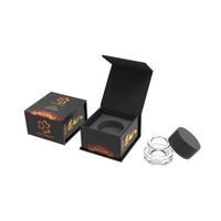 Carton magnétique de luxe personnalisé en vrac emballage de boîte de soins de la peau carton cosmétique pot cadeau de papier avec inserts