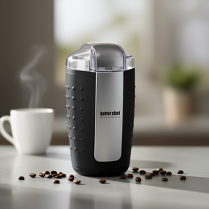 Molinillo de café Better Chef de 150 W y 8 onzas, manual, con enchufe, fácil de limpiar, color negro - Product Image 2