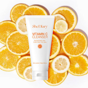 Limpiador Facial <span class=keywords><strong>con</strong></span> Vitamina C, Espuma Limpiadora Profunda Hidratante e Iluminadora, Niacinamida, <span class=keywords><strong>Aloe</strong></span> Vera, Fabricante OEM de Productos para el Cuidado de la Piel - Product Image 6