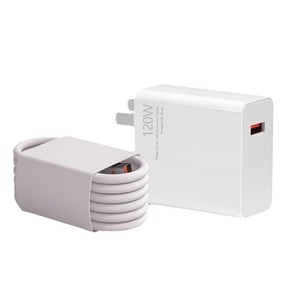 Con punto decimal 120W Cargador súper rápido Enchufe <span class=keywords><strong>DE</strong></span> LA UE Cargadores <span class=keywords><strong>de</strong></span> teléfono 14 11T Pro Cargador USB <span class=keywords><strong>de</strong></span> <span class=keywords><strong>carga</strong></span> rápida con paquete <span class=keywords><strong>de</strong></span> cable USB 6A - Product Image 1