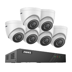 Kit de caméra de sécurité <span class=keywords><strong>ANNKE</strong></span> 3K 5MP POE, NVR 8CH, 8 capteurs CMOS avec détection humaine/véhicule, audio unidirectionnel, résistant aux intempéries, disque dur 2 To - Product Image 1