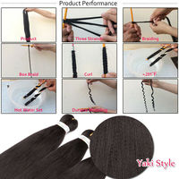 Extensions de cheveux de tressage longues et pré-étirées extensions de cheveux synthétiques pré-étirées de 26 pouces pour tresses
