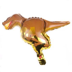 Mini ballon en aluminium dinosaure Tyrannosaurus Rex pour fête d'anniversaire d'enfants, vente en gros - Product Image 3