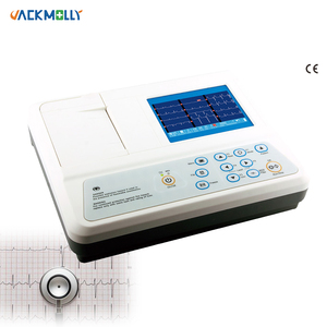 Instrumento de electrocardiograma de alta calidad, 3 canales, 12 derivaciones, precio de máquina de ECG para humanos, 2017 - Product Image 1