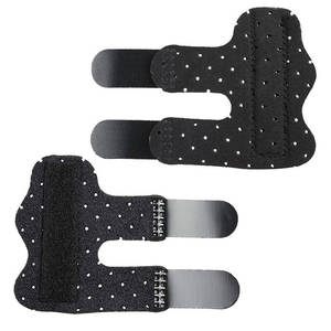 Evde Kullanım İçin Çift Parmak Destek Bandı Ayarlanabilir Burkulma Çıkığı Kırığı Parmak Ateli Düzeltici Destekleyici Parmak Destek Ateli - Product Image 2