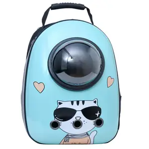 Traveling Outdoor clear breathable Bag Cat pet carrying travel dogs backpack pet carrier for cat suppliers