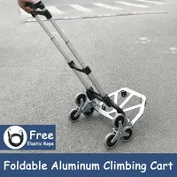 Uni-Silent Aluminum Climbing Cart, 6 Wheel Cart