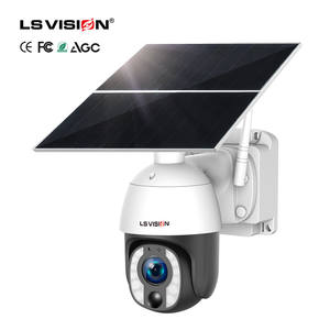 LS VISION 2024 Recién llegado Cámara de seguridad solar para Exteriores de 20W con versión 4G Red IP de grabación de video de 5MP - Product Image 1