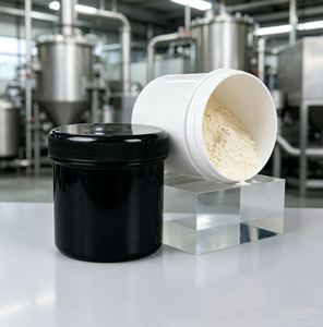 Customize Food Grade 250ml PET Dry Supplement Protein Powder Container Packaging <b>Plastic</b> <b>Jars</b> - Product Image 1