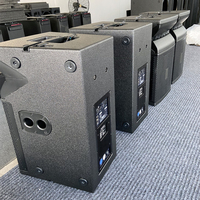 Système de sonorisation actif Lase Sound L-VRX932 professionnel, enceinte line array simple 12 pouces avec 600W/2400W et boîtier en bois