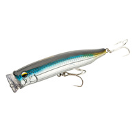 Leurre artificiel dur de surface Topwater Popper pour pêche en mer profonde, grandes vagues, pêche en bateau, traîne, surfcasting, 61g 15cm avec grelots