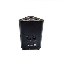 Lumière sans fil par par batterie 3*18w alimentée par batterie LED Uplight RGBWA + UV LED Par Can Stage Lights