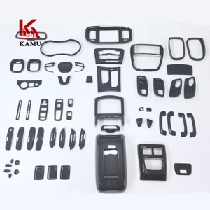 Sıcak satış araba aksesuarları <span class=keywords><strong>ABS</strong></span> karbon Fiber iç dış dekorasyon tam Set kitleri için Dodge şarj cihazı 2016-2021 - Product Image 1