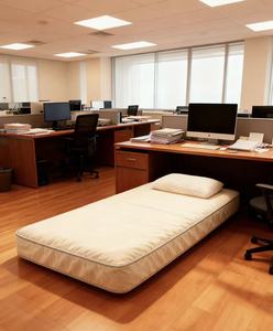 فراش من الألياف قابل للتنفس رباعي الأطراف ، قابل للطي ومحمول ، مضاد للانسداد وغير دهني ، حصيرة قيلولة للمكتب - Product Image 6