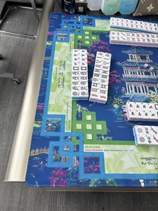 <span class=keywords><strong>Elysium</strong></span> Oh My Luxury, Tapete <span class=keywords><strong>de</strong></span> Mahjong y Blackjack <span class=keywords><strong>de</strong></span> Caucho Natural Ecológico, 33 Pulgadas, Plegable, Portátil, Duradero, Arte Chinoiserie Americano - Product Image 6