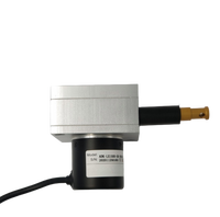 Boîtier tout en aluminium, unité à câble de traction, diamètre du câble 0,6 mm, longueur 10 m, compatible avec les encodeurs incrémentaux ou absolus