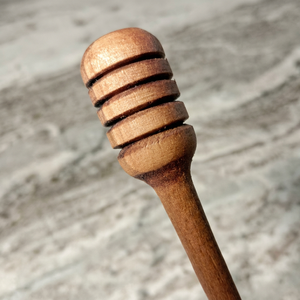 Cuillère à miel en bois écologique à long manche, design classique, ustensile de cuisine pour le petit-déjeuner, cadeau pour les gourmets, camping - Product Image 1