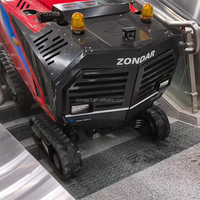 Robot de drainage hydraulique mobile tout-terrain à tête haute pour le contrôle des inondations et le sauvetage en cas de submergissement