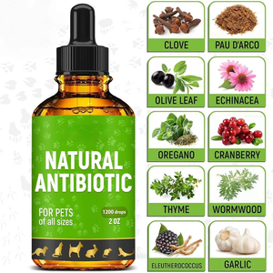 Gouttes liquides antibiotiques personnalisées OEM/ODM pour chiens et chats – Soutien cutané et pelliculaire pour la santé des animaux de compagnie - Product Image 2