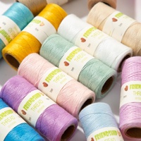Fil à pompon en polyester élastique haute ténacité, coloré, imperméable et écologique, 1 mm, pour broderie, bracelets et colliers DIY - Direct Usine