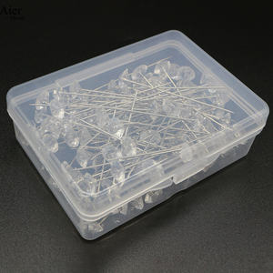 Aierflorist DIY broderie perle blanche <span class=keywords><strong>aiguille</strong></span> goutte en forme de diamant vêtement coupe patchwork embout fixe <span class=keywords><strong>aiguille</strong></span> perle - Product Image 5