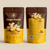Impression numérique personnalisée, nouveau produit, sac d'emballage alimentaire de 500 g, Doypack, sac pour épices en poudre, sac pour gingembre en poudre