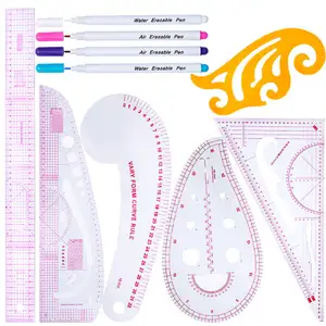 Best Price Factory Supply sewing plastic french curve ruler sewing ruler set curve ruler